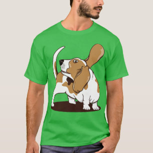 Camiseta Perro Beagle persiguiendo su cola