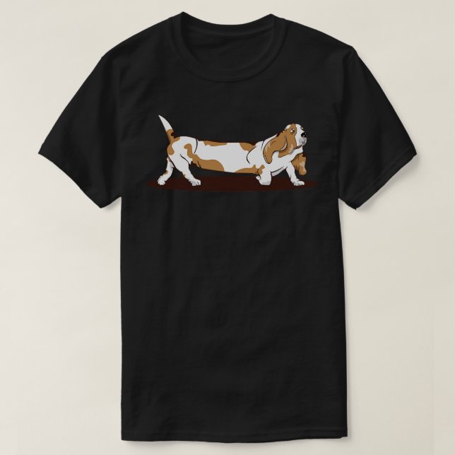 Camiseta Perro Beagle Sausage (Diseño del anverso)