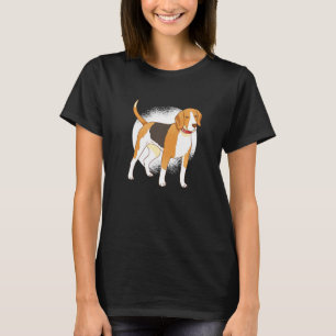 Camiseta Perro beagle simple para dueño de perro