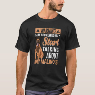Camiseta Perro belga malinois para propietario belga de Mal