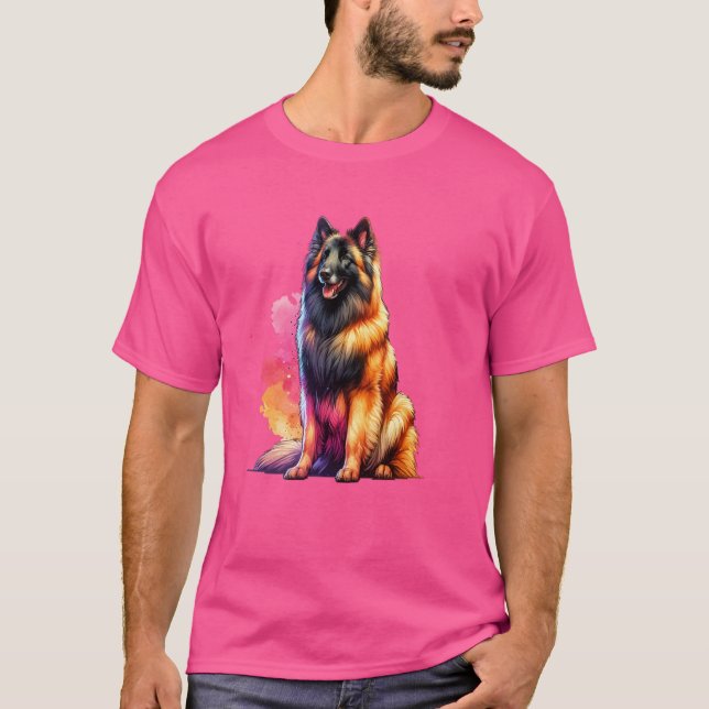 Camiseta Perro belga Tervuren (Anverso)