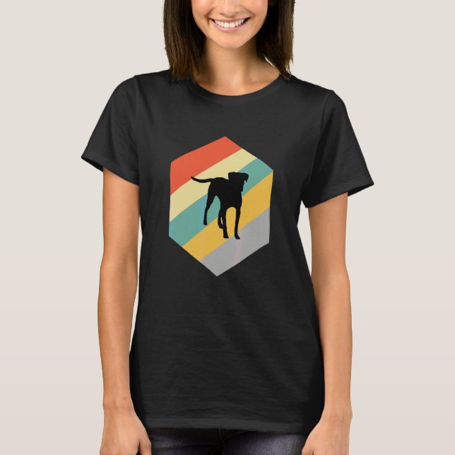 Camiseta Perro Black Mouth Cur (Anverso)