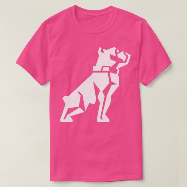 Camiseta perro blanco (Diseño del anverso)