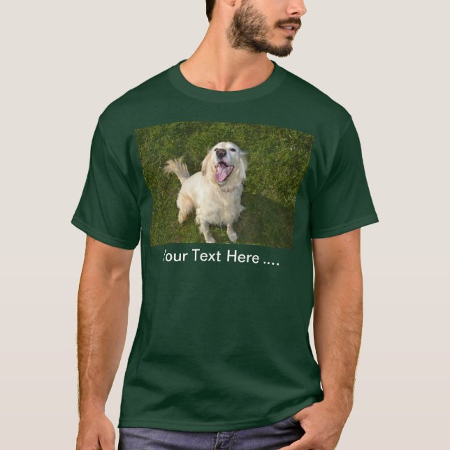 Camiseta Perro blanco (Anverso)