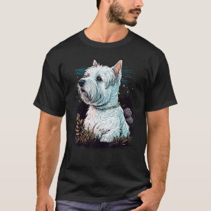 Camiseta Perro blanco del territorio de la Montaña Negra en