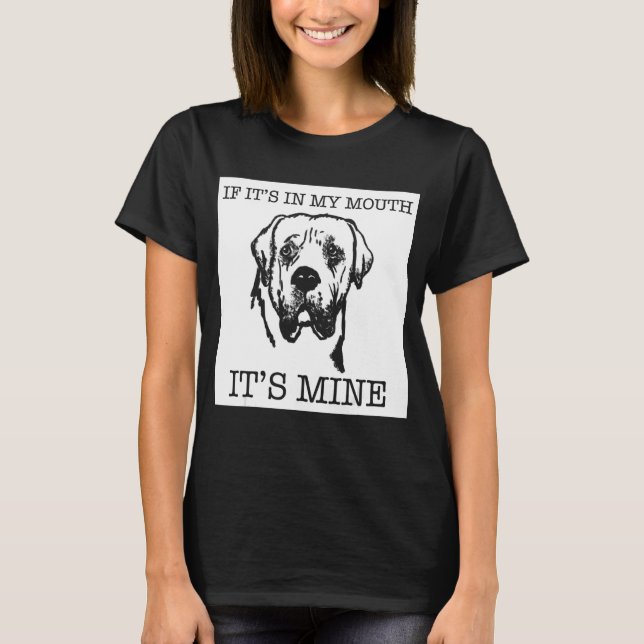 Camiseta Perro boerboel (Anverso)