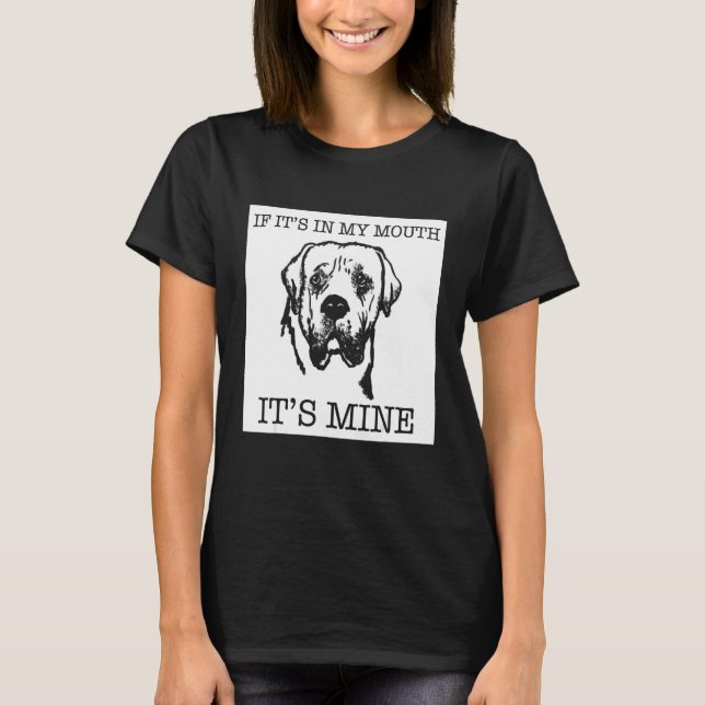 Camiseta Perro boerboel (Anverso)