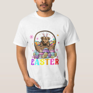 Camiseta Perro Bordeauzx Feliz Bun de Pascua