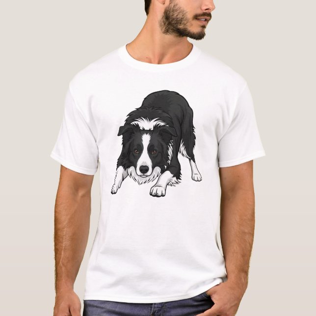 Camiseta Perro Border Collie (Anverso)