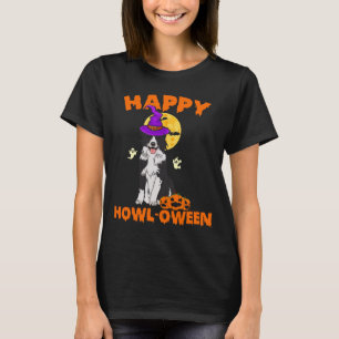 Camiseta Perro Border Collie Blanco Y Negro Bruja Feliz