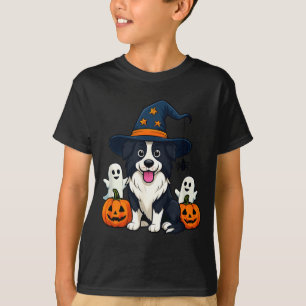 Camiseta Perro Border Collie Negro Y Blanco Fantasmas De Ha