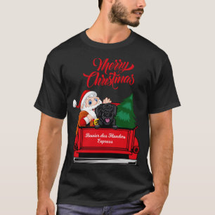 Camiseta Perro Bowier des Flanders con Camión Rojo Santa Cl