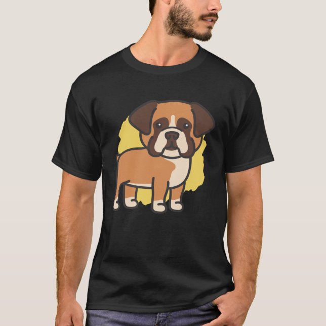 Camiseta Perro boxer (Anverso)