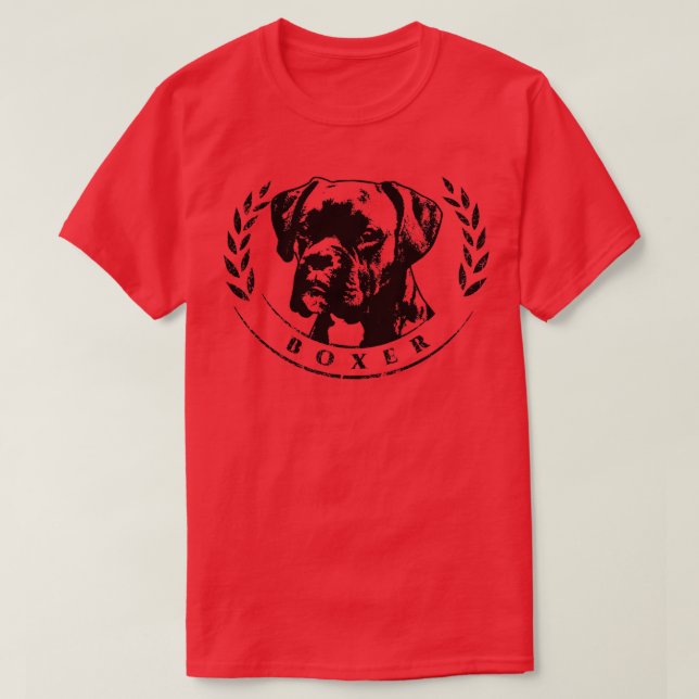 Camiseta Perro Boxer (4) (Diseño del anverso)