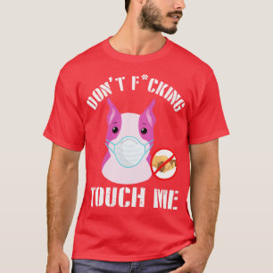 Camiseta Perro Boxer Con Máscara De Cara No Me Molesta 2020