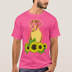 Camiseta Perro Boxer Sunflowers Cute Boxer Dog