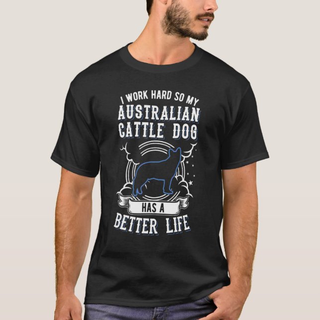 Camiseta Perro Boyero Australiano (Anverso)