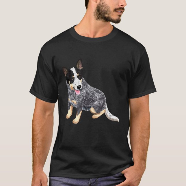 Camiseta Perro Boyero Australiano (Anverso)