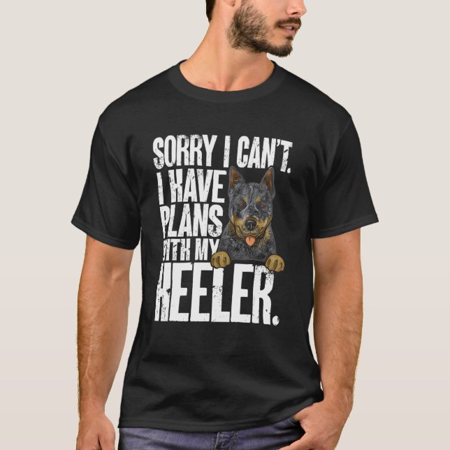 Camiseta Perro Boyero Australiano Blue Heeler (Anverso)