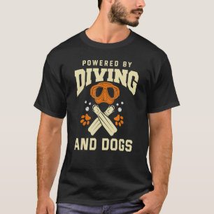 Camiseta Perro Buceo Scuba Buceo Buceo