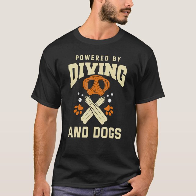Camiseta Perro Buceo Scuba Buceo Buceo (Anverso)