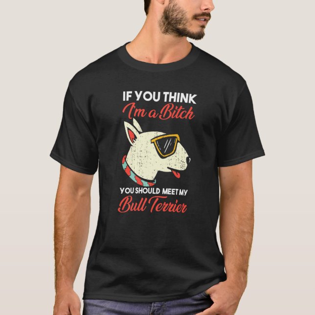 Camiseta Perro Bull Terrier (Anverso)