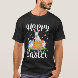 Camiseta Perro Bull Terrier Alegre búsqueda de huevos de Pa