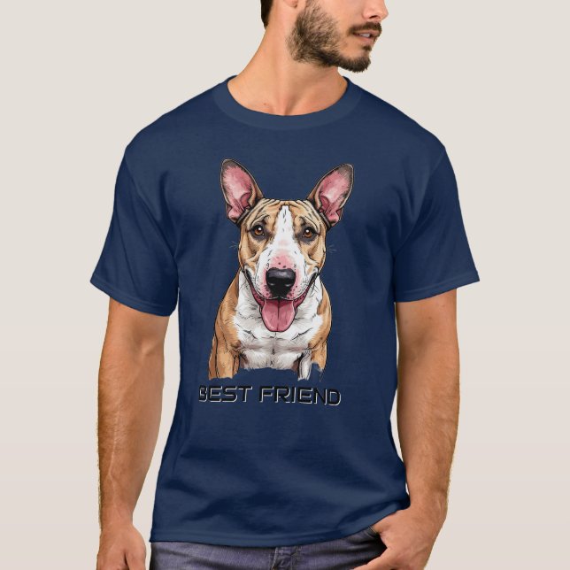Camiseta Perro Bull Terrier Inglés (Anverso)