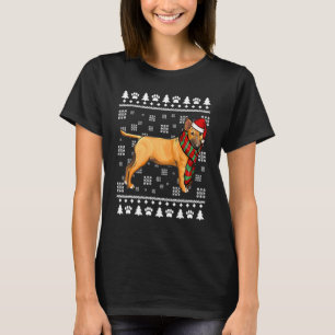 Camiseta Perro Bull Terrier Miniatura Sombrero de Santa Nav