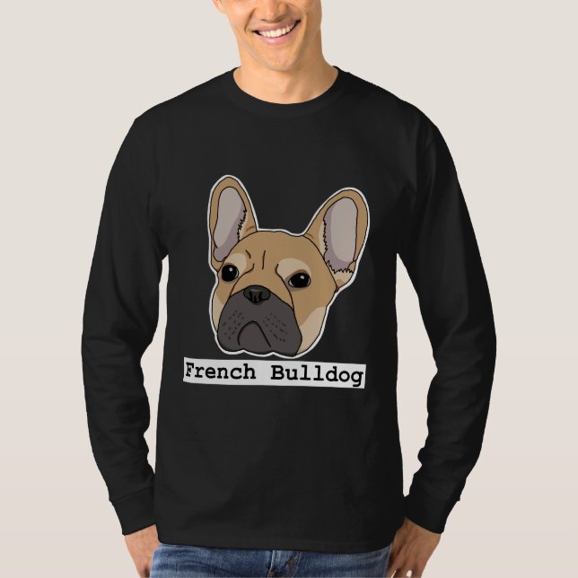 Camiseta Perro Bulldog francés (Anverso)