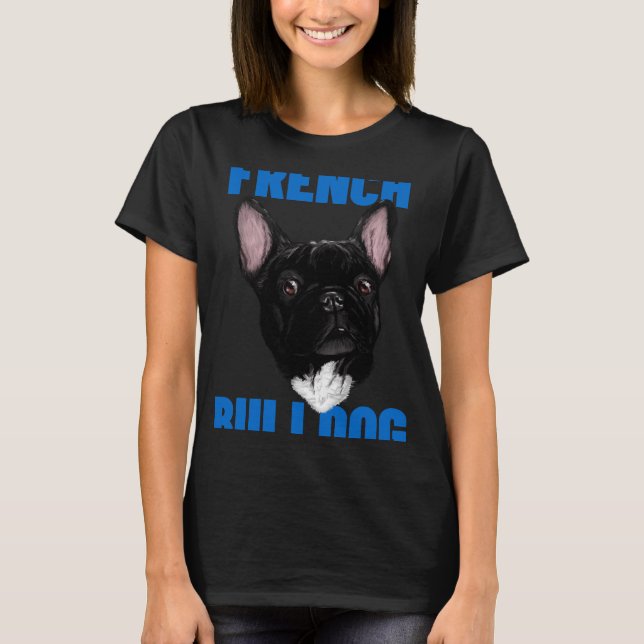 Camiseta Perro Bulldog francés (Anverso)