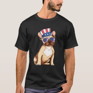 Camiseta Perro Bulldog francés amante Cachorro norteamerica