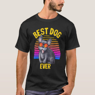 Camiseta Perro Bulldog francés es el mejor cachorro de perr