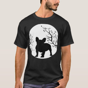 Camiseta Perro Bulldog francés Full Moon Howl Funny Frenchi