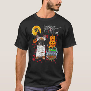 Camiseta Perro Bulldog francés perro de Halloween veteado p