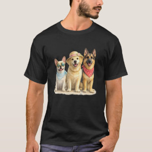 Camiseta Perro Bulldog Francés Retriever Gráfico de Verano