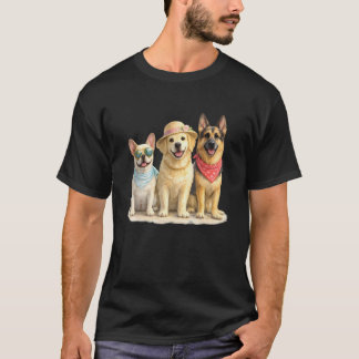 Camiseta Perro Bulldog Francés Retriever Gráfico de Verano 