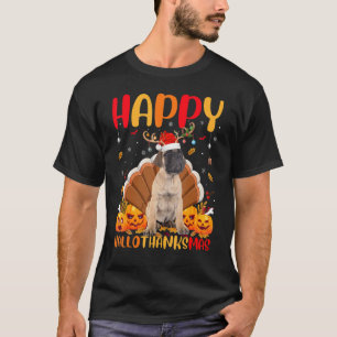 Camiseta Perro Bullmastiff Feliz Bullmastiff Hellothanksmas