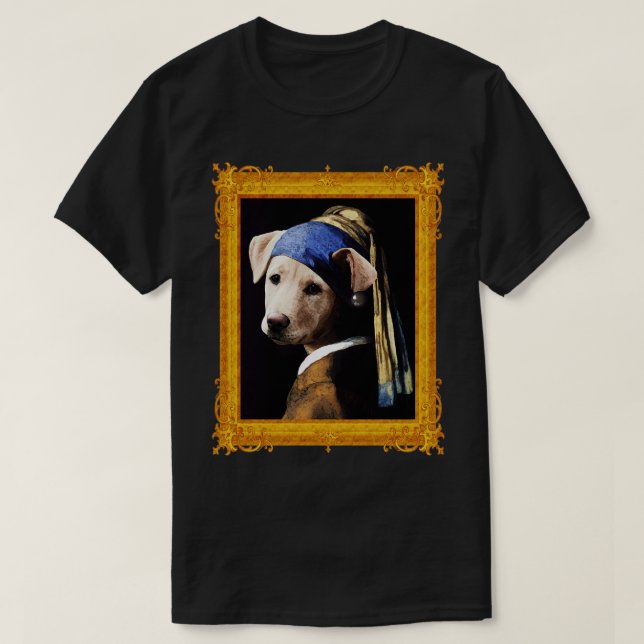 Camiseta Perro cachorro con tramo de parodia de la perla (Diseño del anverso)