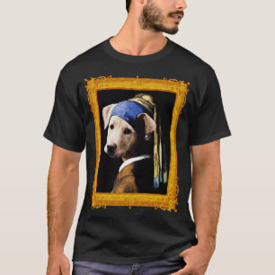 Camiseta Perro cachorro con tramo de parodia de la perla