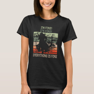 Camiseta Perro cachorro estoy bien, todo está bien