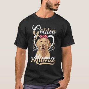 Camiseta Perro Cachorro Golden Retriever Lindo Dueña Mamá M