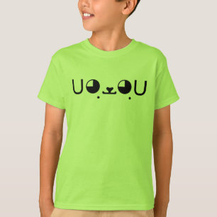 Camiseta Perro cachorro kawaii japonés emoticono komoji