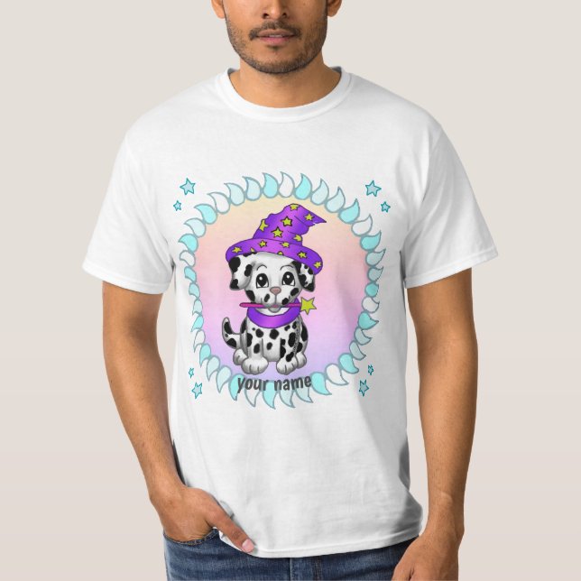 Camiseta Perro cachorro mago (Anverso)