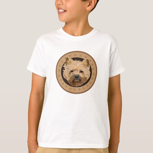 Camiseta Perro cairn terrier (Anverso)