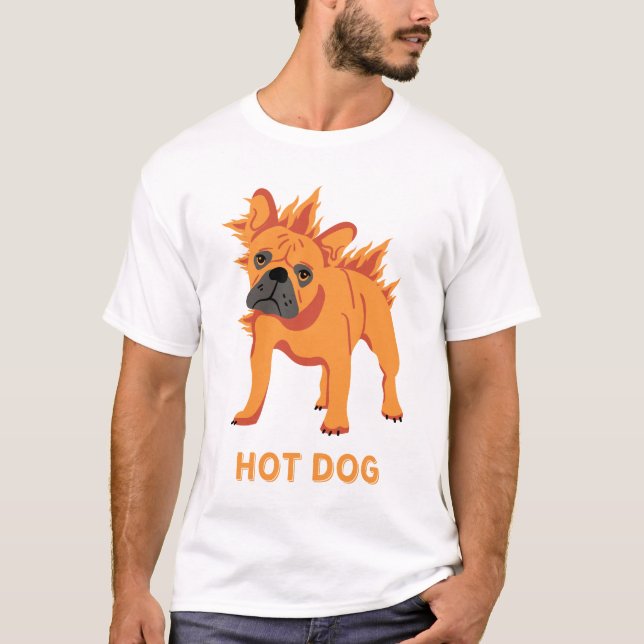 Camiseta Perro caliente (Anverso)