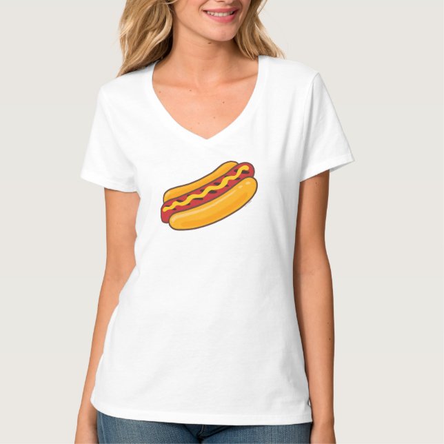 Camiseta Perro Caliente a la Parrilla (Anverso)