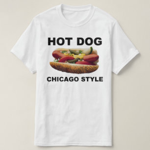 Camiseta Perro caliente al estilo Chicago