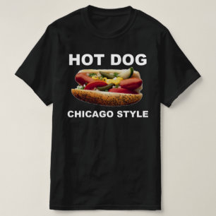 Camiseta Perro caliente al estilo Chicago