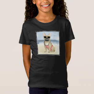 Camiseta Perro caliente  Cachorros En La Playa